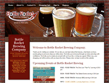 Tablet Screenshot of bottlerocketbrewing.com